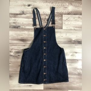 Forever 21 Dress Denim Overalls with Pockets